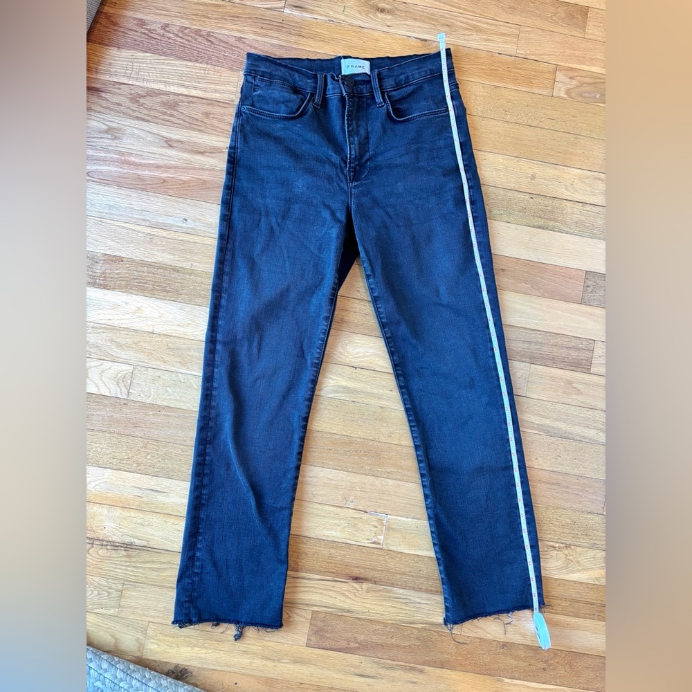 Frame Women’s Black Cropped Jeans